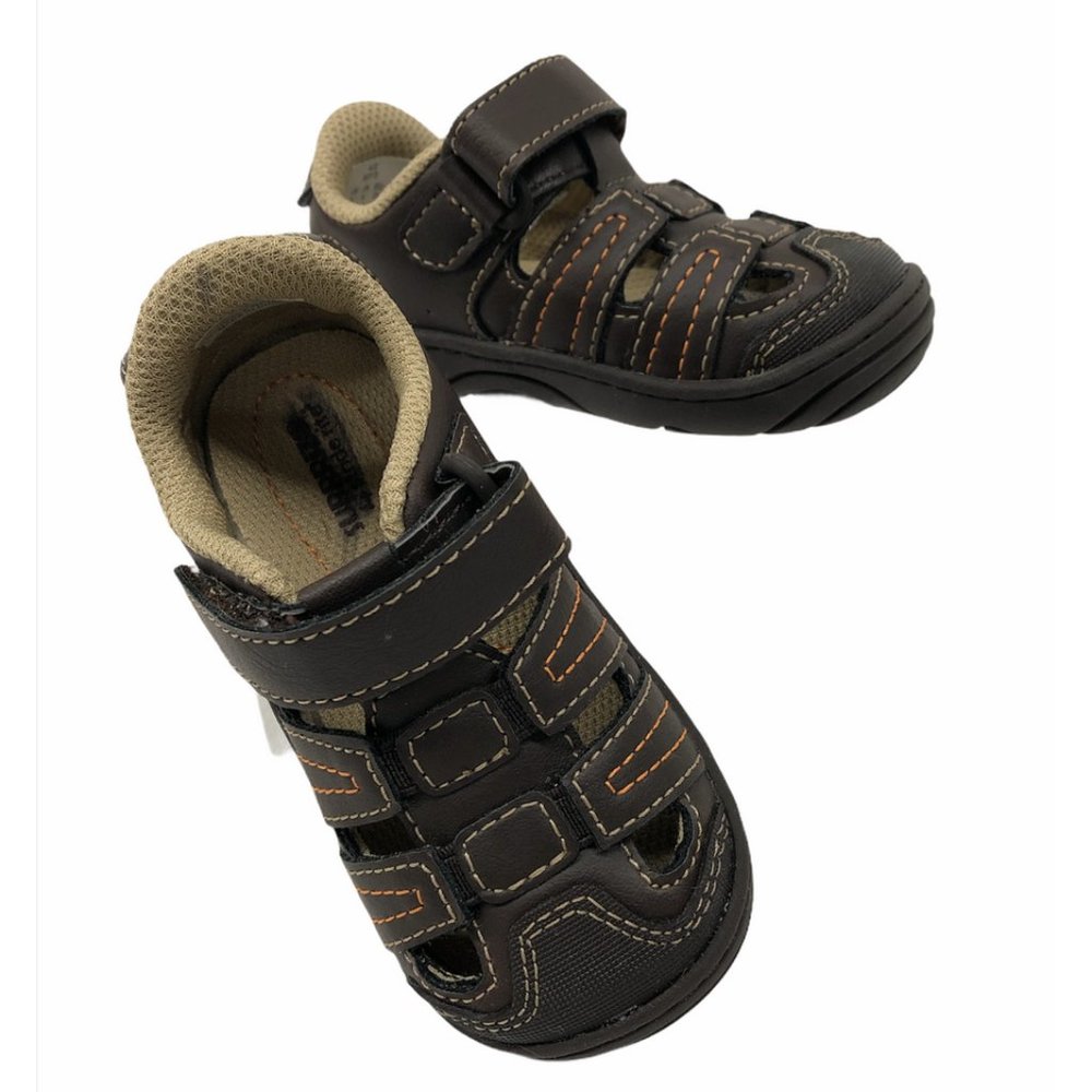 Surprise Faux Leather Kids Toddler Sandals Size 5